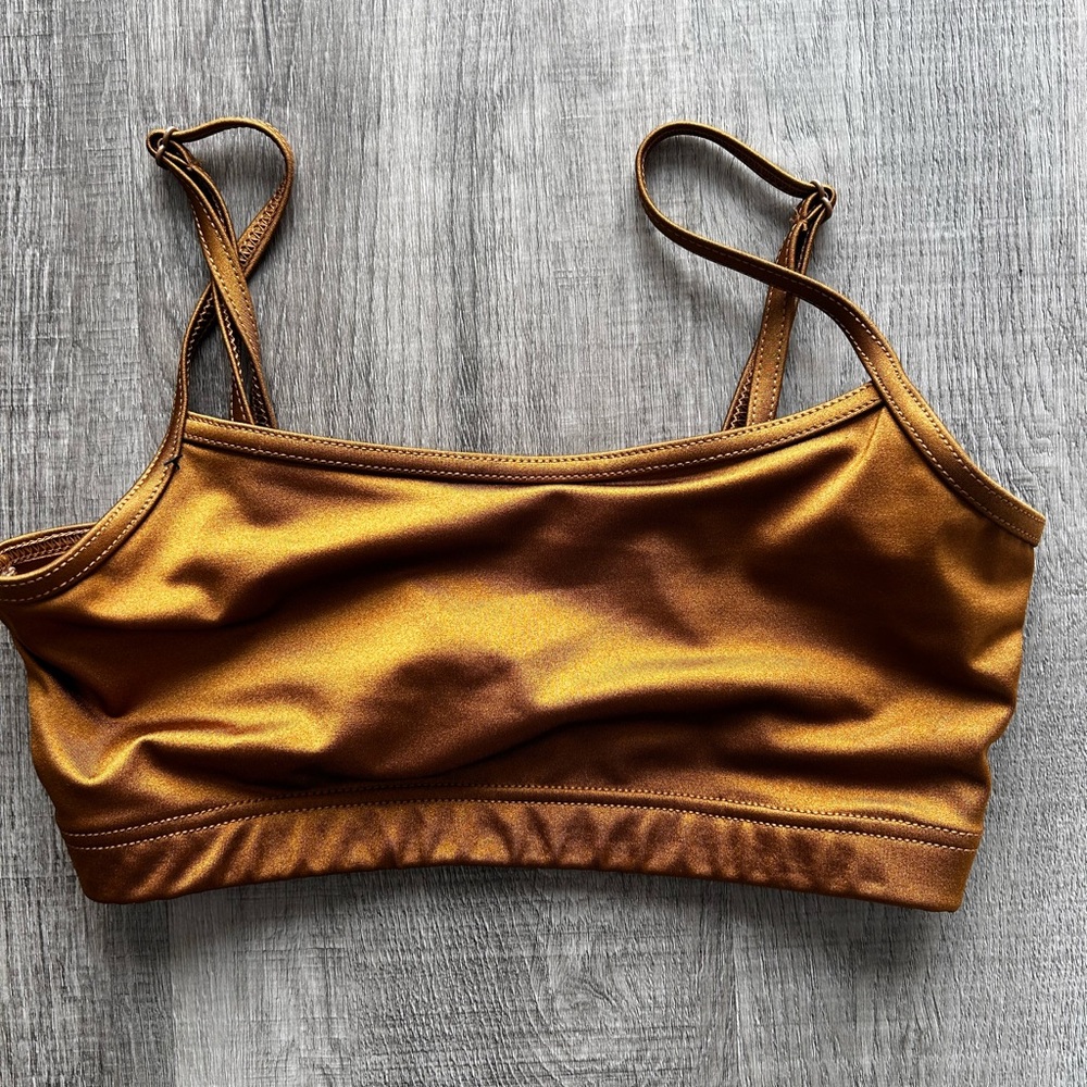 Weissman Lustre Camisole Bra Top Small Adult SA Two Available EUC